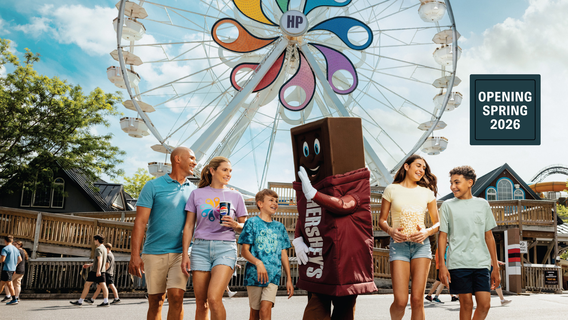 A wideshot view of Hersheypark