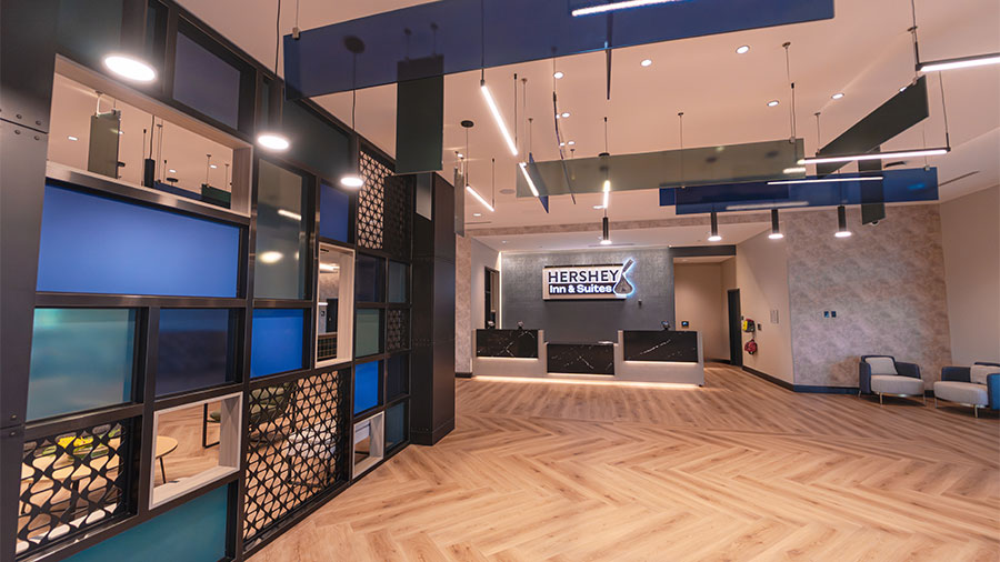 Lobby at Hershey Inn & Suites