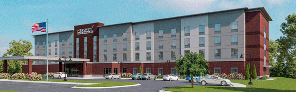 exterior of Hershey Inn & Suites